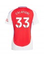 Arsenal Riccardo Calafiori #33 Replika Hemmakläder Dam 2024-25 Kortärmad